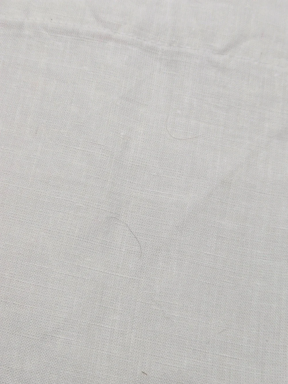 QUINCE Set Of 2 48x84 European Linen Curtains White 0488